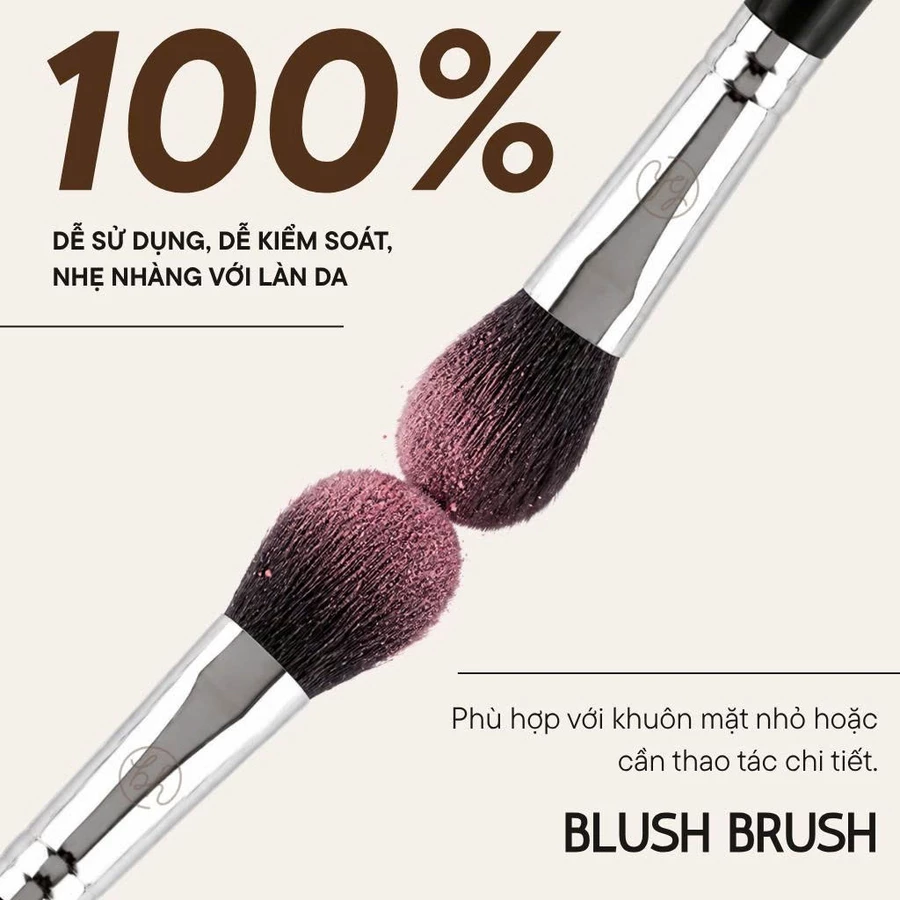 Cọ Má Hồng BH Cosmetics Blush Brush BH917